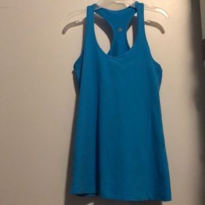 Blue Lululemon Cool Racerback Tank